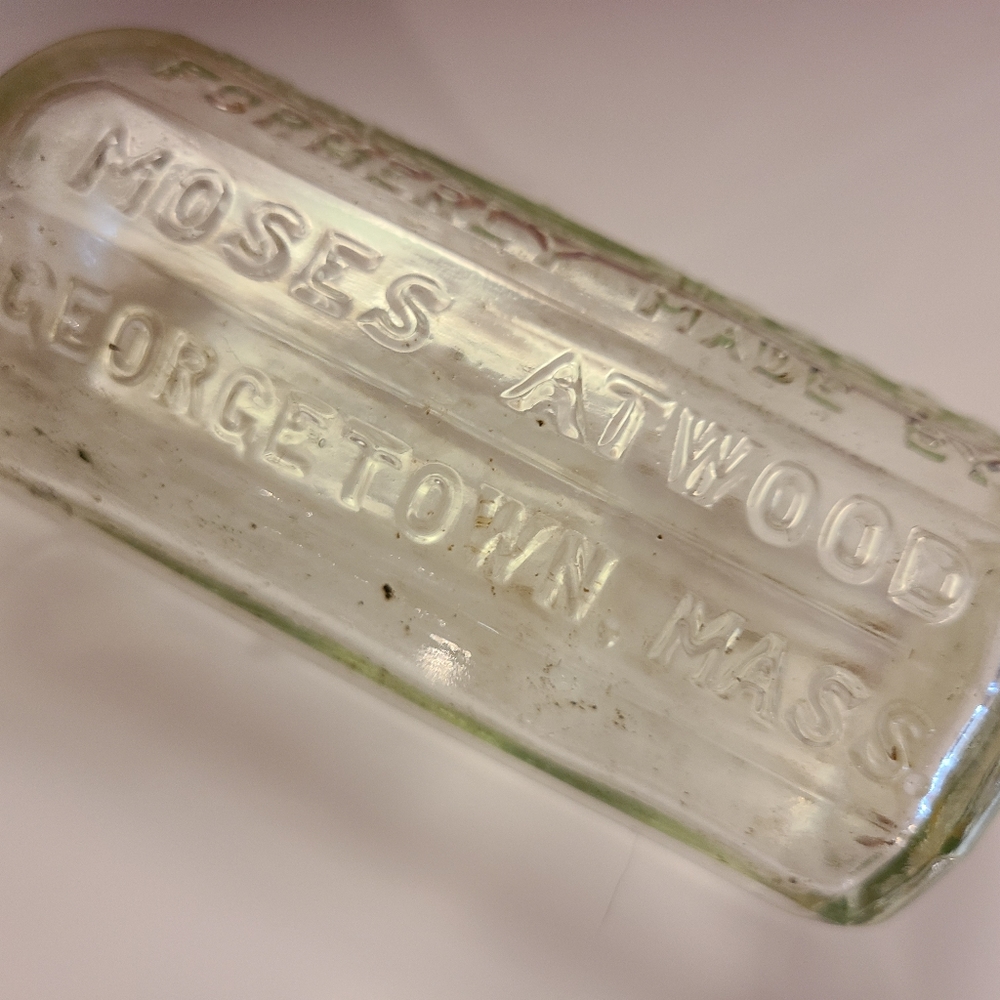 Antique vintage glass bottle (10D) - Picture 5 of 6